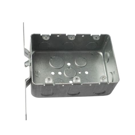 3-gang metal switch box home depot|3 gang shallow outlet box.